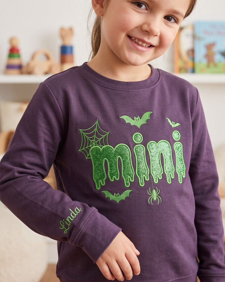 Sweatshirt mit Rundhalsausschnitt aus Bambusfaser