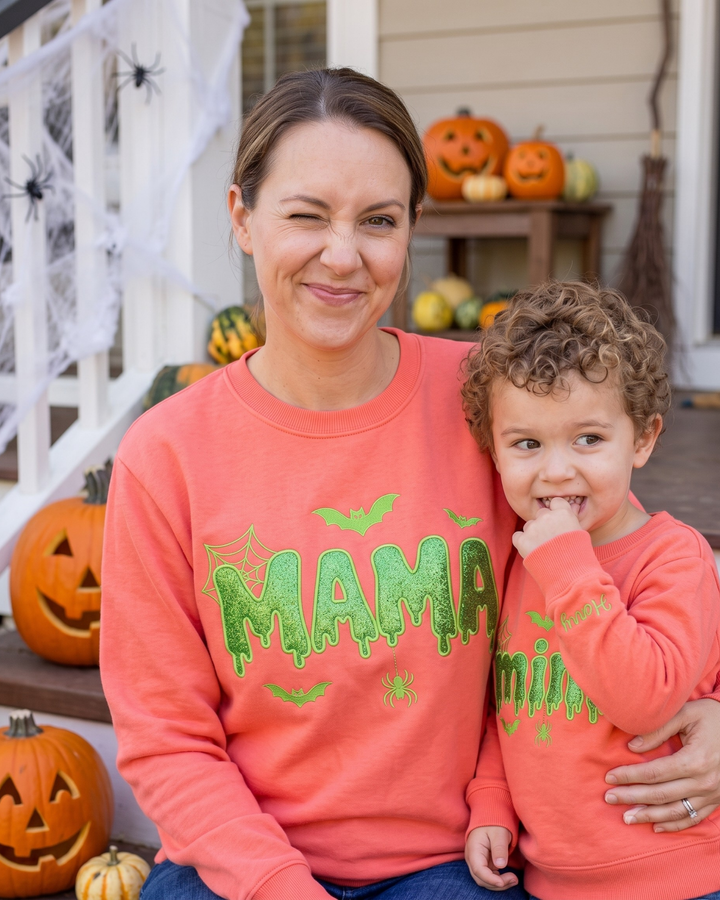 Template Damen-Rundhals-Sweatshirt aus Bambus