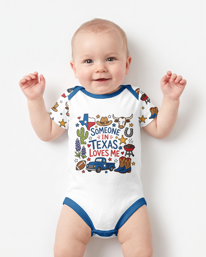 Someone in Texas Loves Me Bamboo Bodysuit