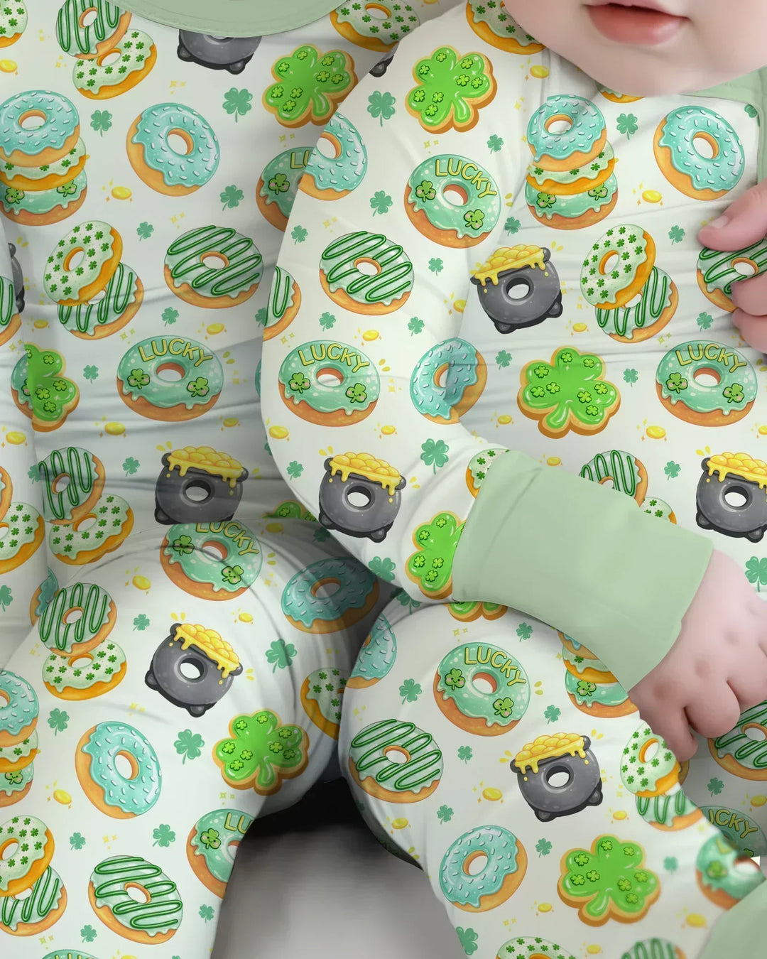 St. Patrick's Day Donut Bamboo Convertible Zippy