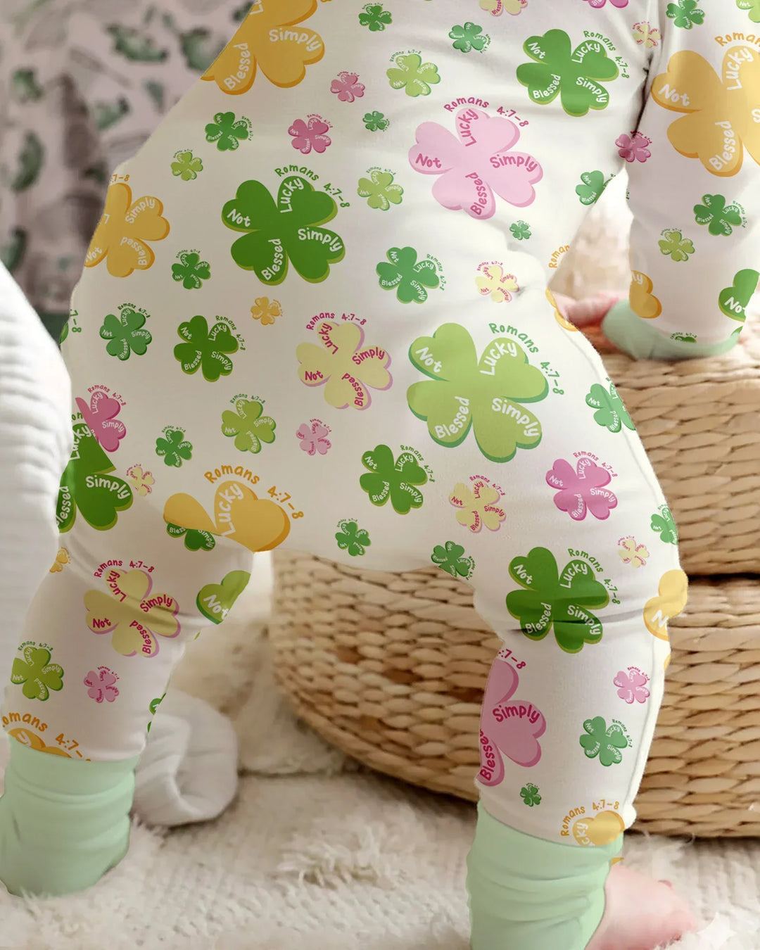 Gerippte Babykleidung mit individuellem Foto - Weich &amp; Skizzenhaft