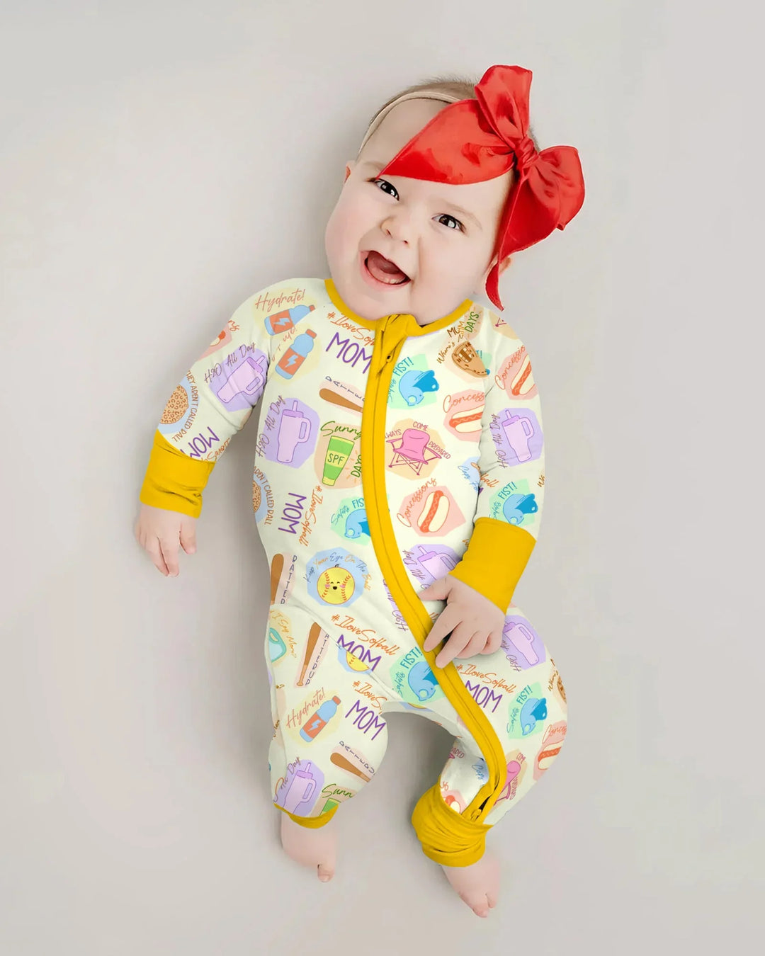 Gerippte Babykleidung mit individuellem Foto - Weich &amp; Skizzenhaft