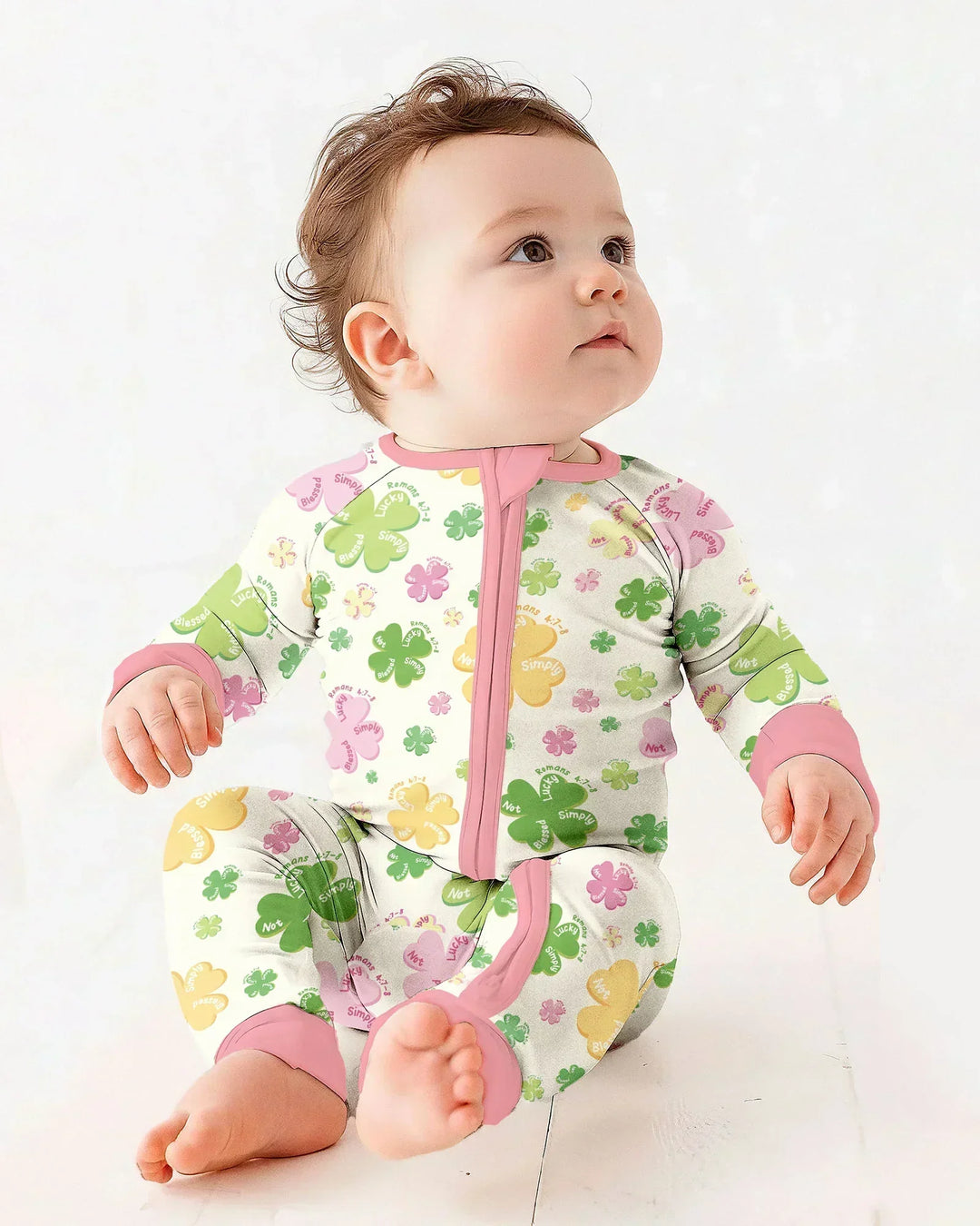 Gerippte Babykleidung mit individuellem Foto - Weich &amp; Skizzenhaft