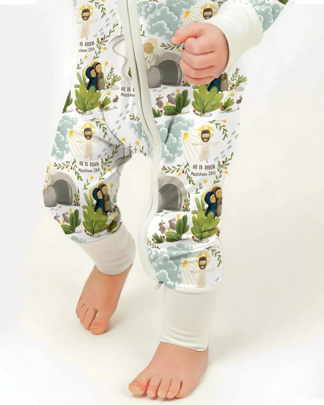 Gerippte Babykleidung mit individuellem Foto - Weich &amp; Skizzenhaft