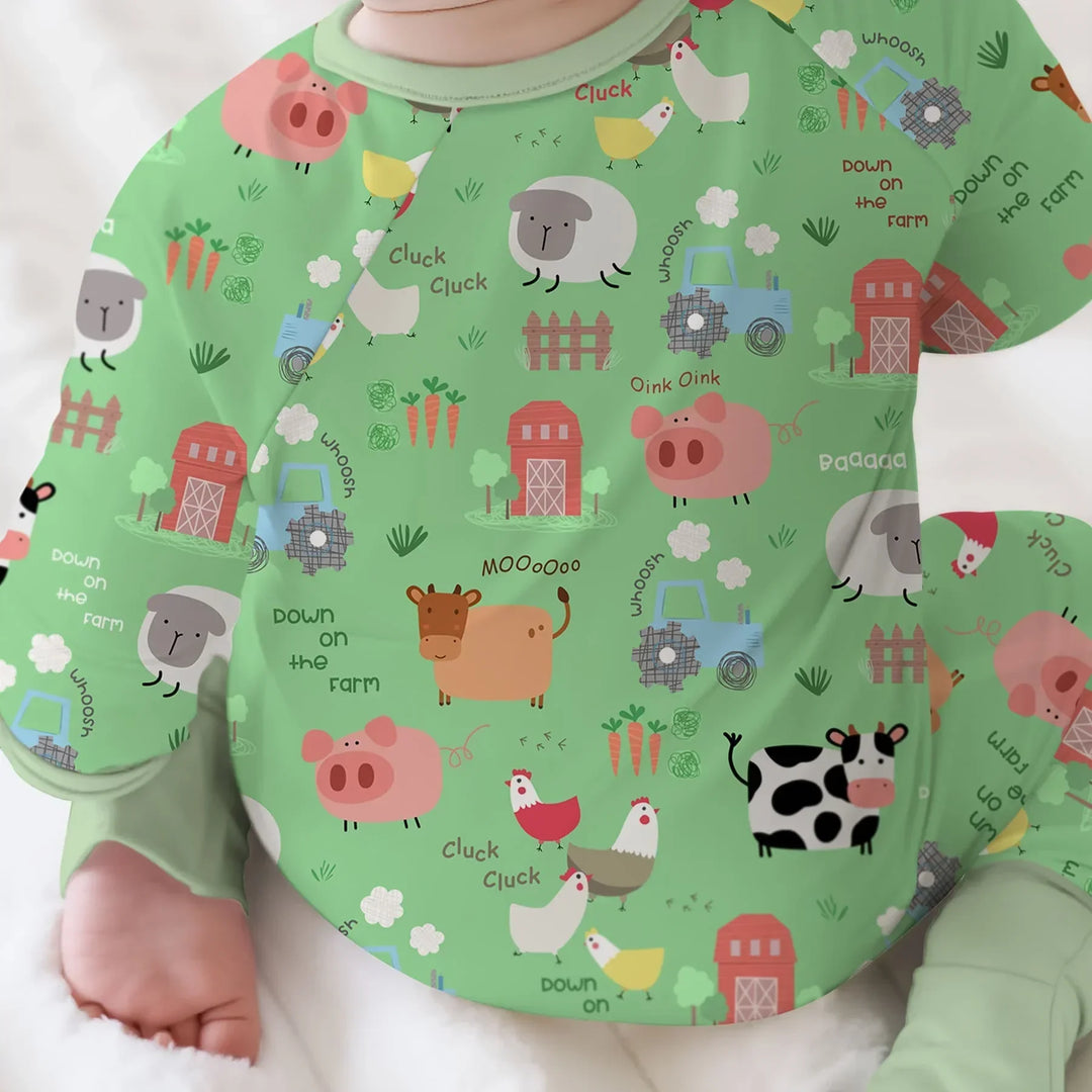 Gerippte Babykleidung mit individuellem Foto - Weich &amp; Skizzenhaft