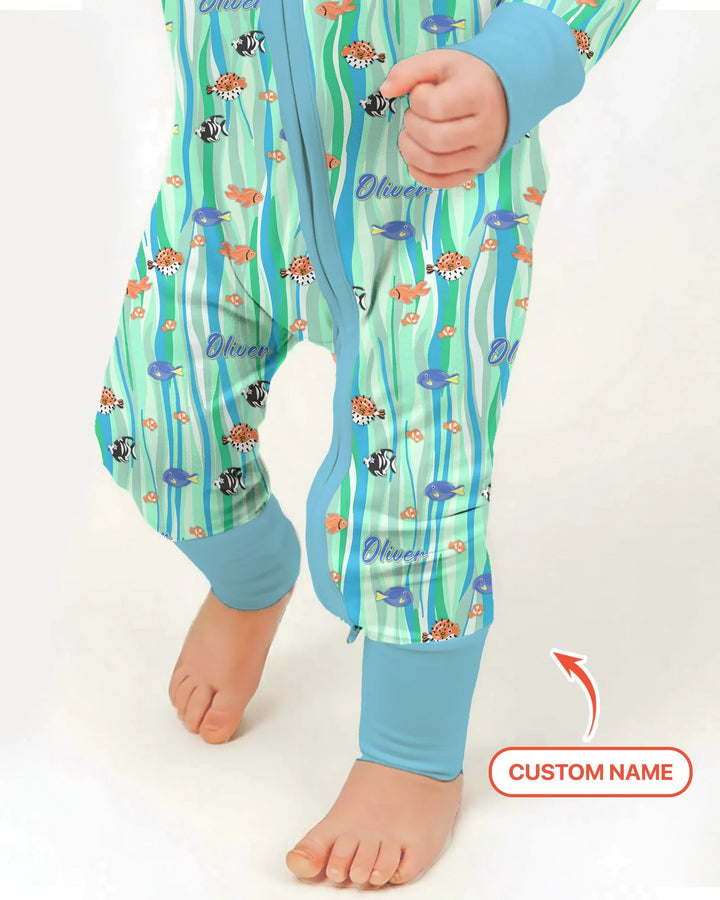 Gerippte Babykleidung mit individuellem Foto - Weich &amp; Skizzenhaft