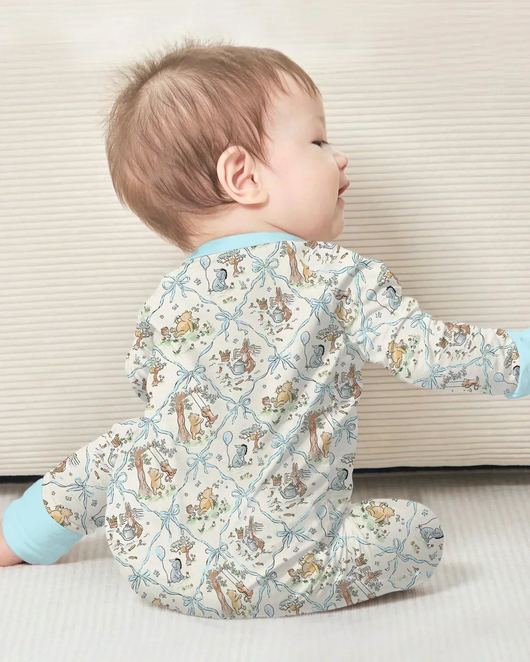 Gerippte Babykleidung mit individuellem Foto - Weich &amp; Skizzenhaft