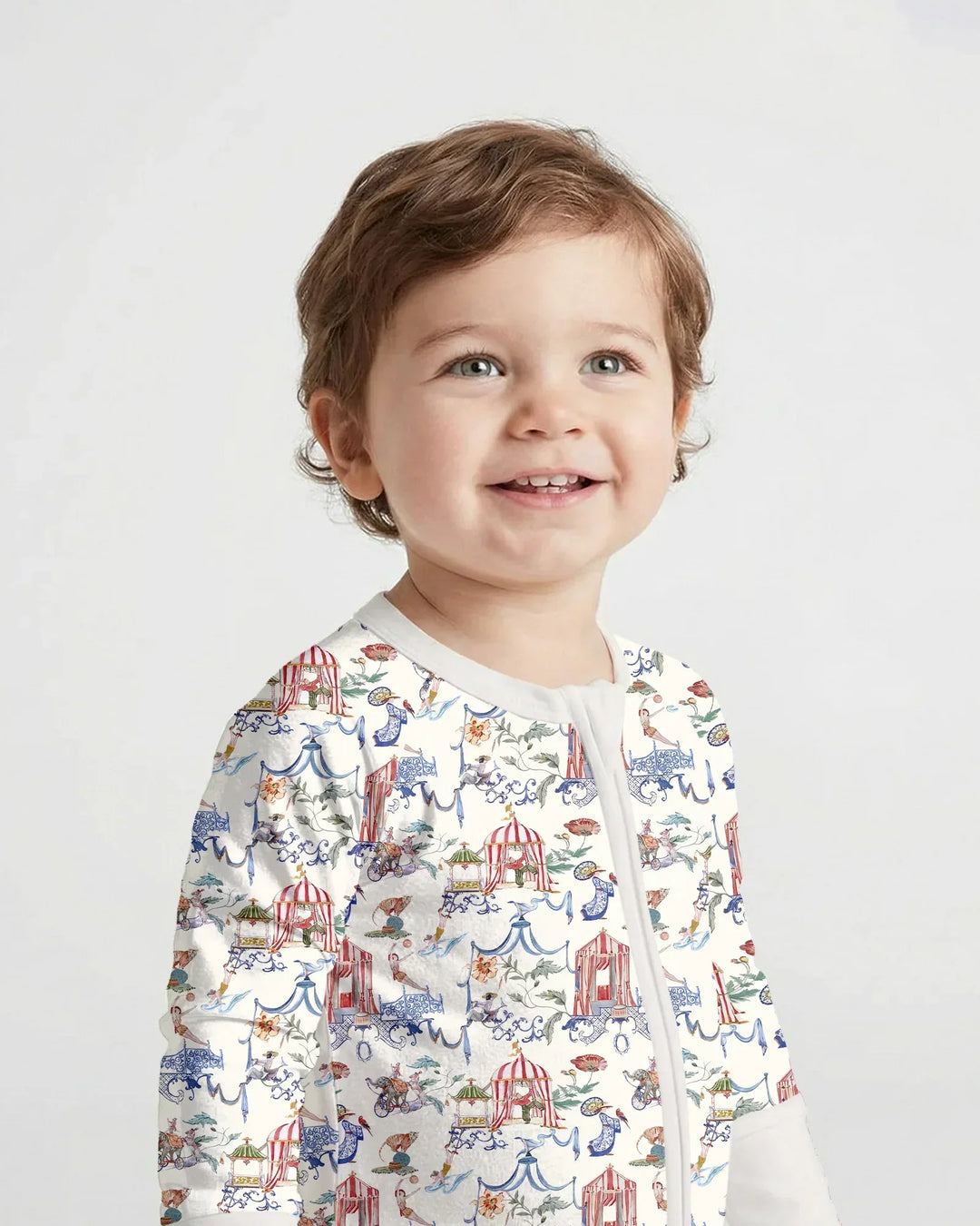 Gerippte Babykleidung mit individuellem Foto - Weich &amp; Skizzenhaft