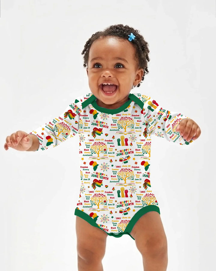 Happy Juneteenth Bamboo Bodysuit