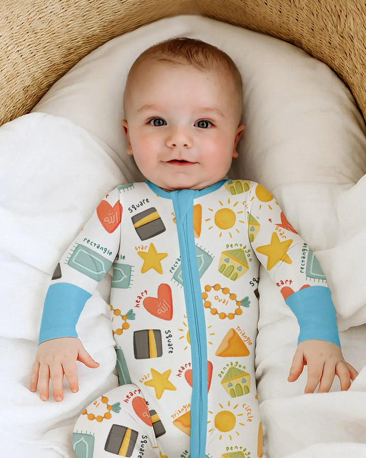 Gerippte Babykleidung mit individuellem Foto - Weich &amp; Skizzenhaft