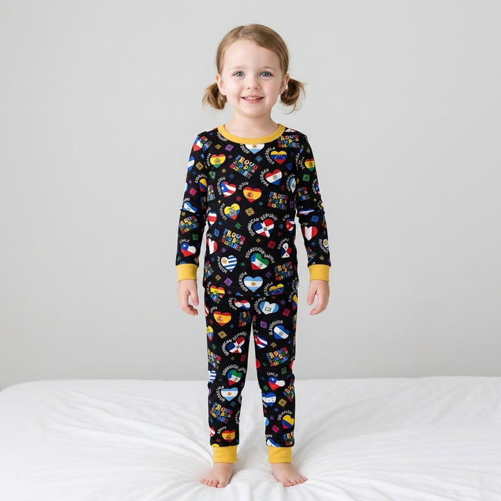 Proud To Be Hispanic Bamboo Two Piece Long Sleeve Pajama Set