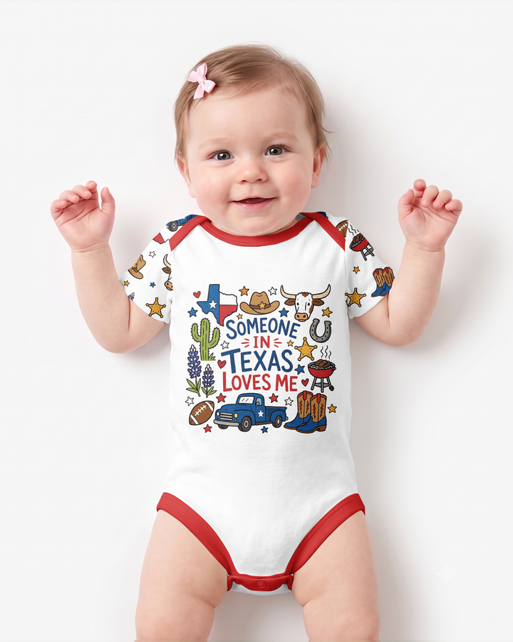 Someone in Texas Loves Me Bamboo Bodysuit