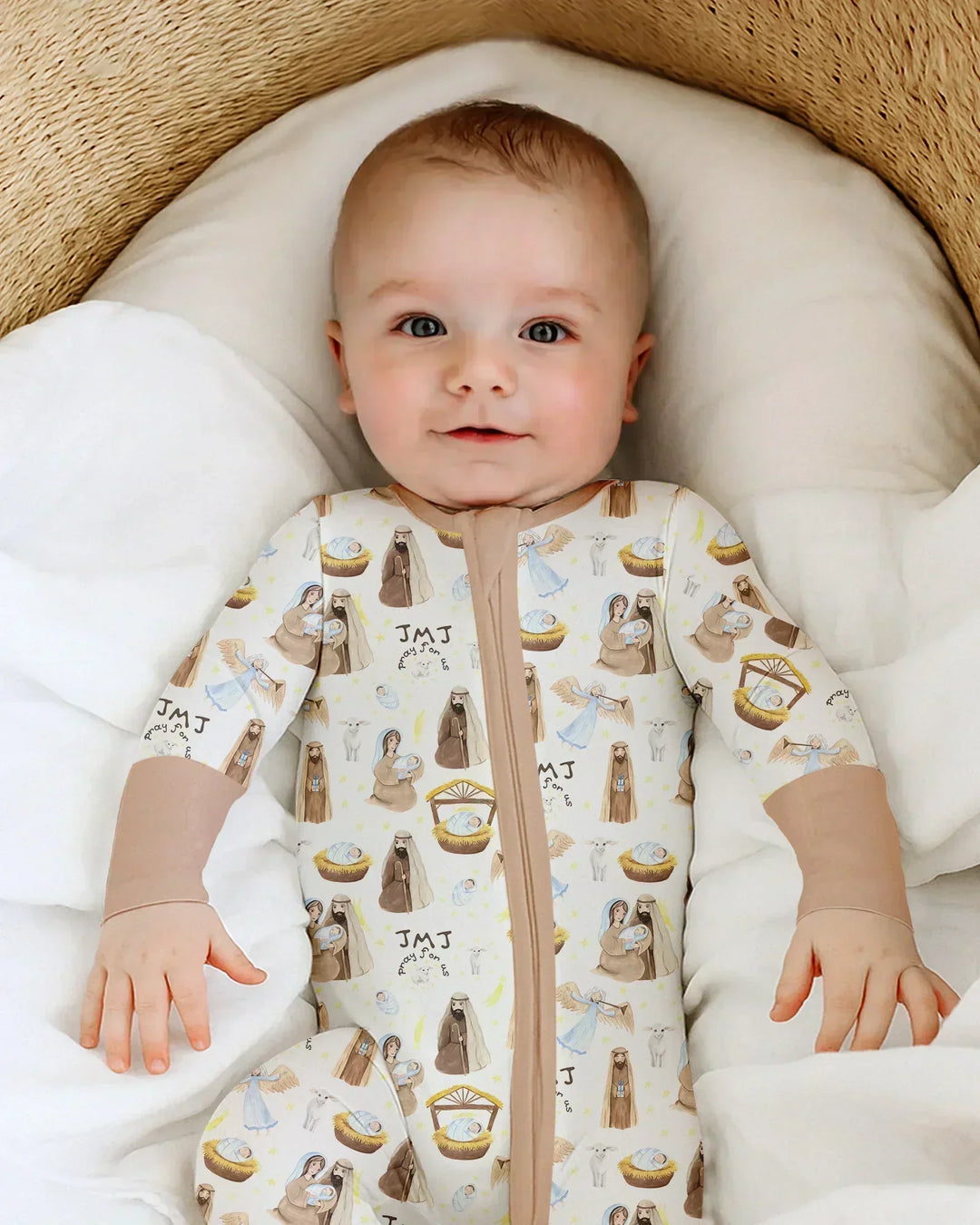 Gerippte Babykleidung mit individuellem Foto - Weich &amp; Skizzenhaft