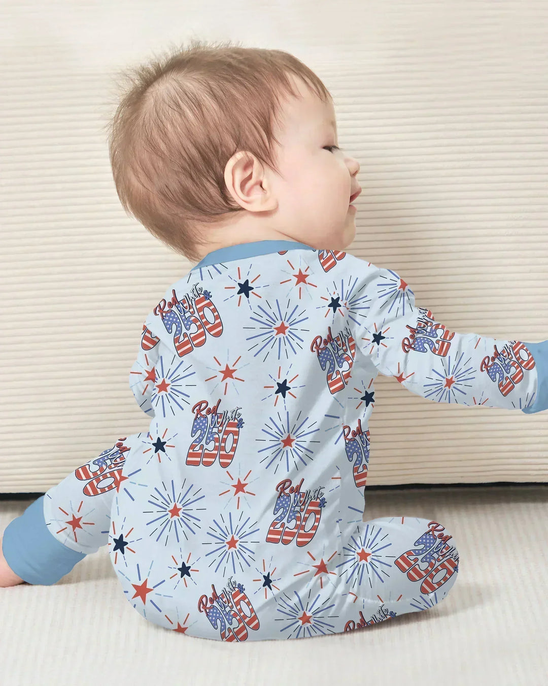 Gerippte Babykleidung mit individuellem Foto - Weich &amp; Skizzenhaft