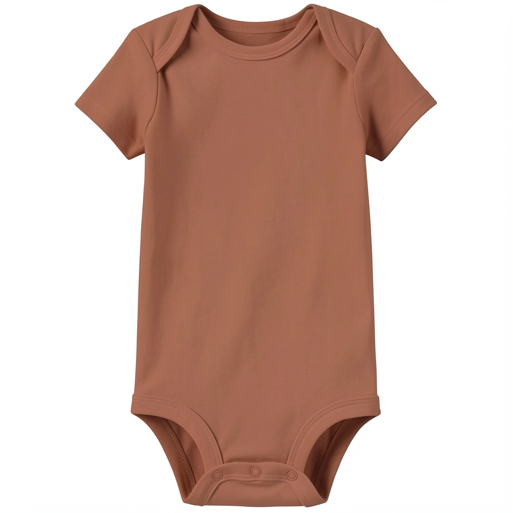 Gerippte Babykleidung mit individuellem Foto - Weich &amp; Skizzenhaft
