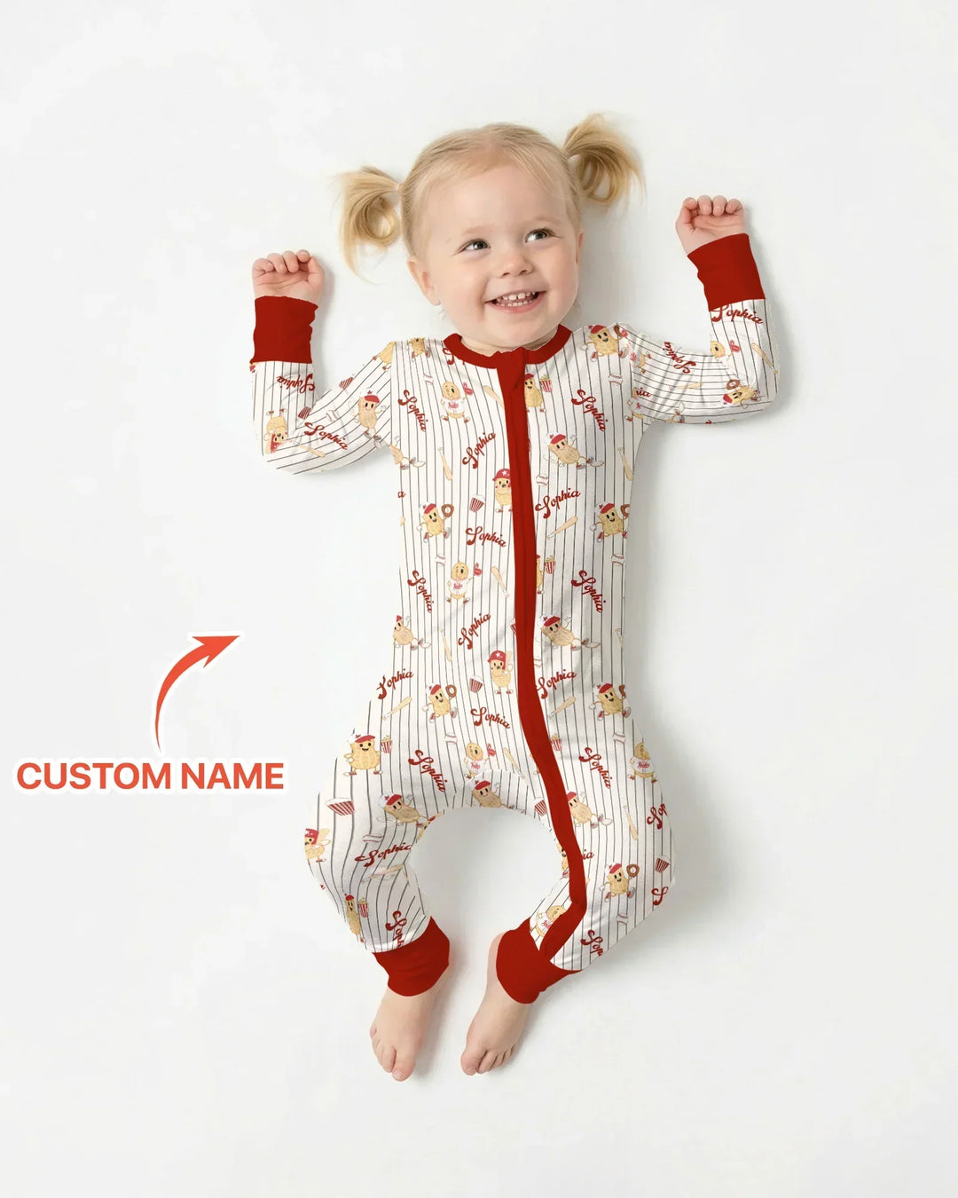 Custom Nam Retro Ballgame Bamboo Convertible Zippy