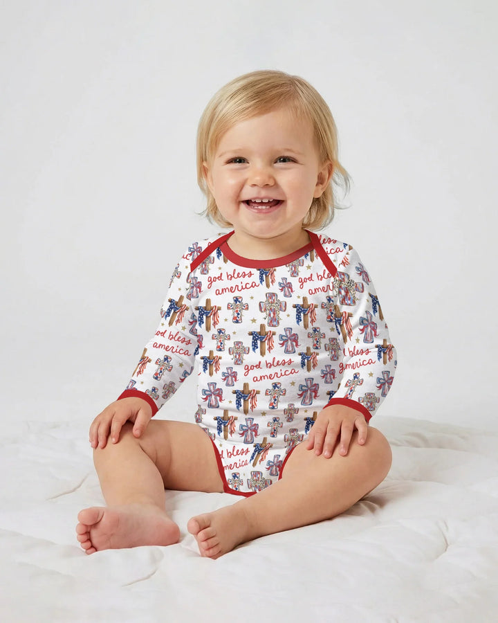 Gerippte Babykleidung mit individuellem Foto - Weich &amp; Skizzenhaft