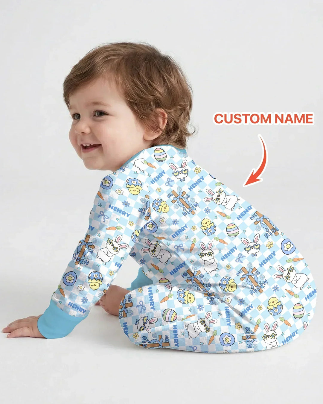 Gerippte Babykleidung mit individuellem Foto - Weich &amp; Skizzenhaft