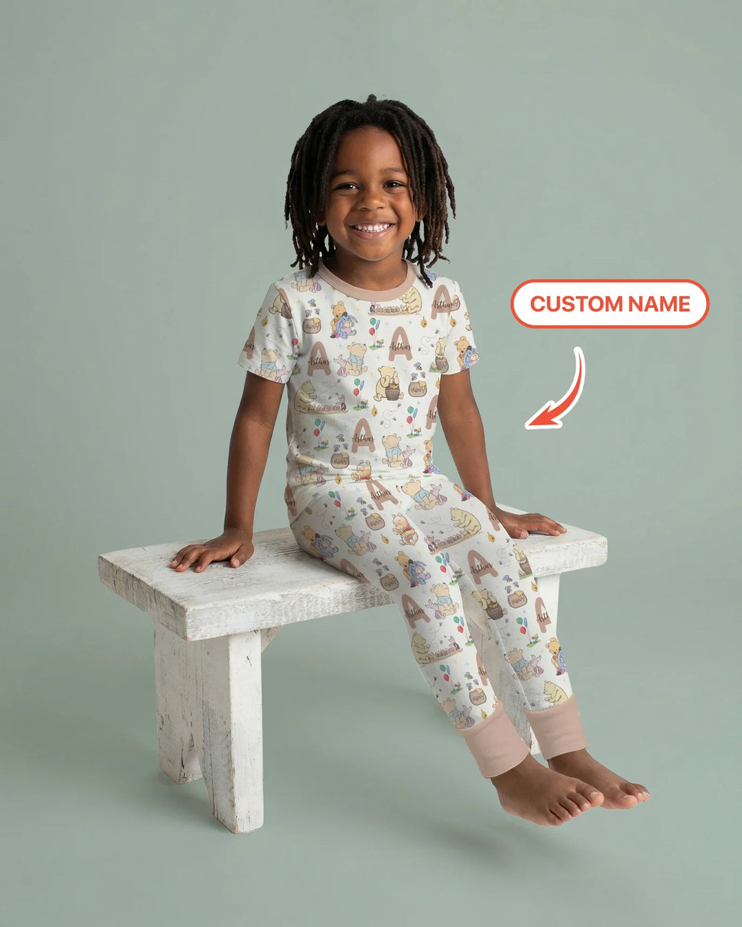 Zweiteiliges, kurzärmliges Pyjama-Set mit Marienkäfern