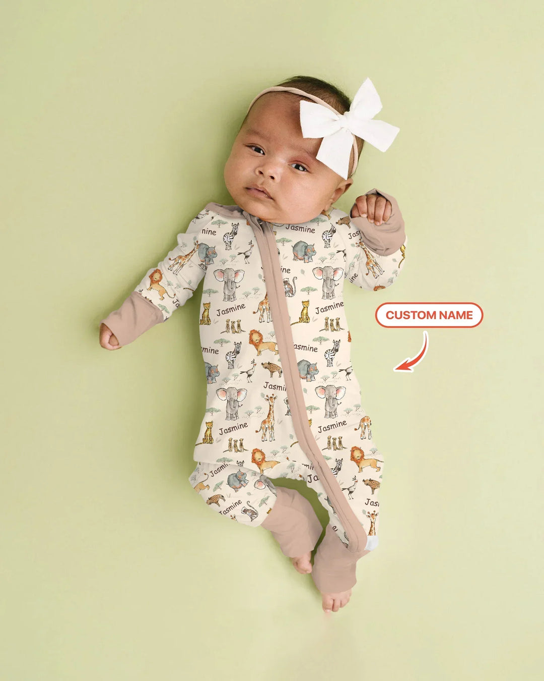 Gerippte Babykleidung mit individuellem Foto - Weich &amp; Skizzenhaft