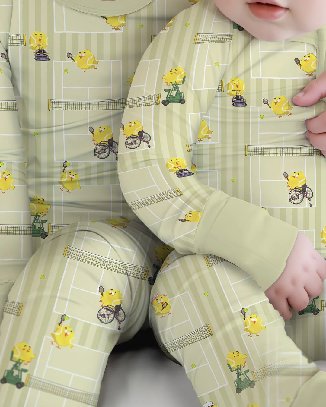 Gerippte Babykleidung mit individuellem Foto - Weich &amp; Skizzenhaft
