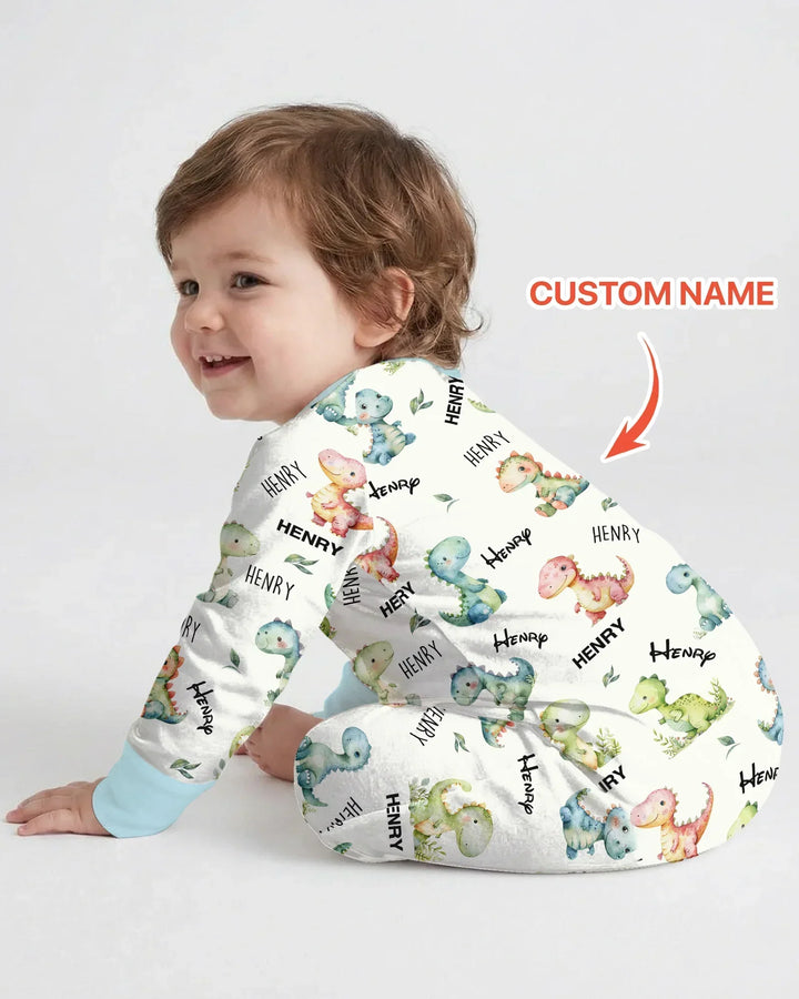 Dinosaur Custom Name Bamboo Convertible Zippy