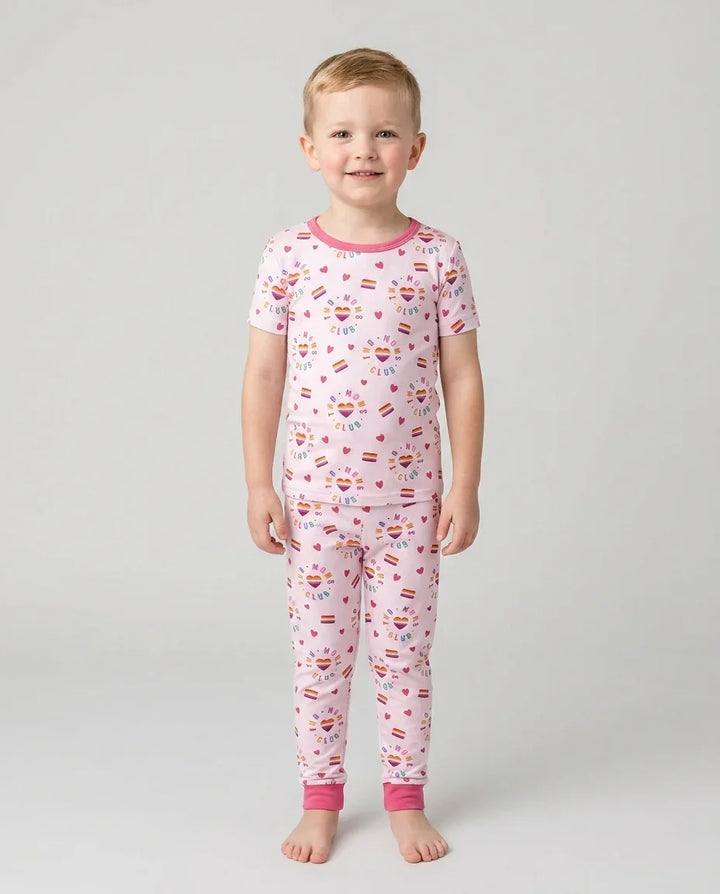 Zweiteiliges, kurzärmliges Pyjama-Set mit Marienkäfern