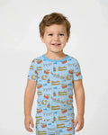 Zweiteiliges, kurzärmliges Pyjama-Set mit Marienkäfern