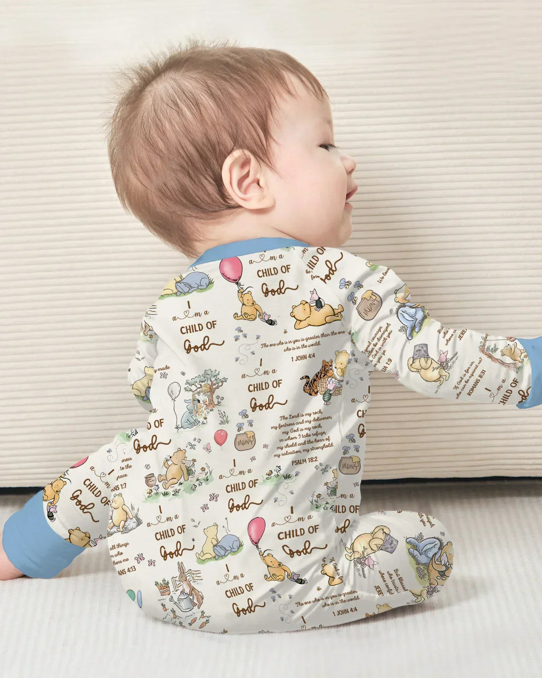 Gerippte Babykleidung mit individuellem Foto - Weich &amp; Skizzenhaft