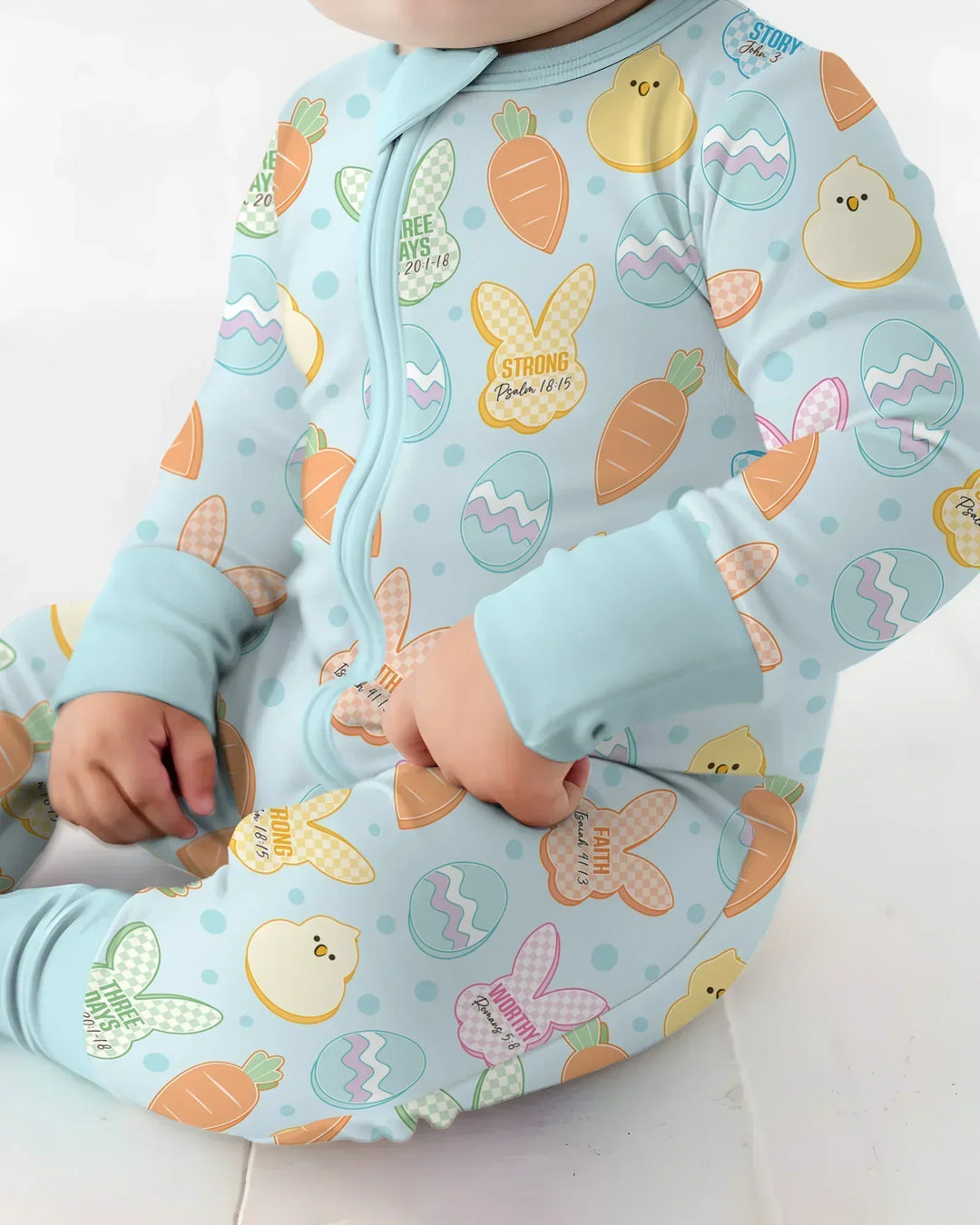 Gerippte Babykleidung mit individuellem Foto - Weich &amp; Skizzenhaft