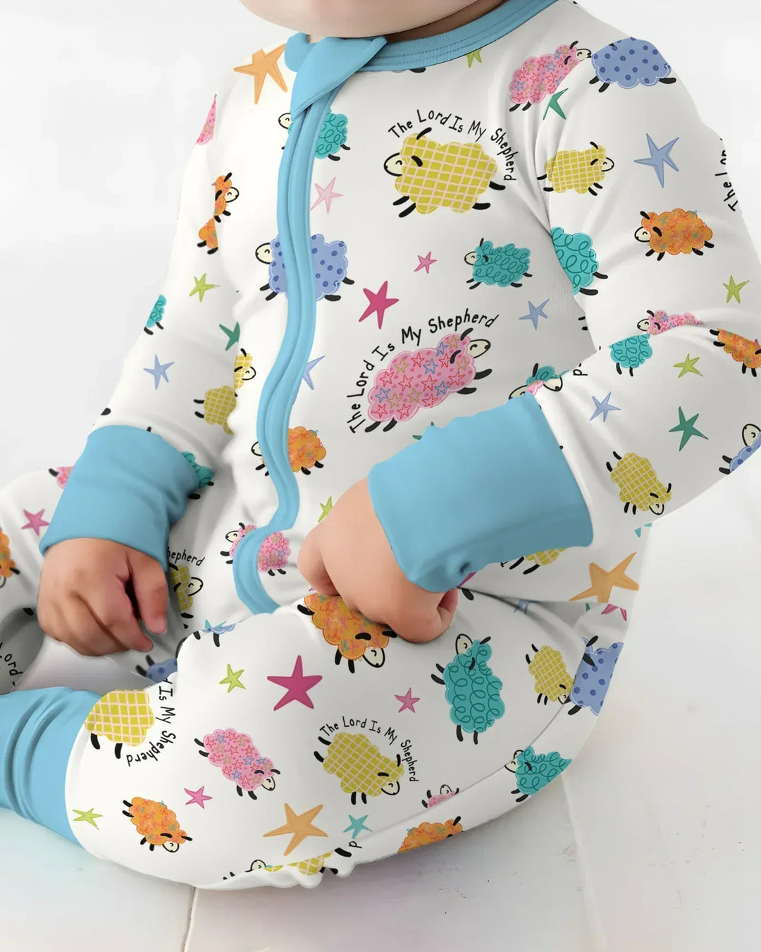 Gerippte Babykleidung mit individuellem Foto - Weich &amp; Skizzenhaft
