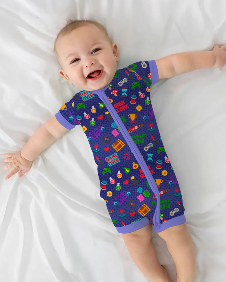 Gamer Mode On Family Matching Bamboo Shorty Zippy