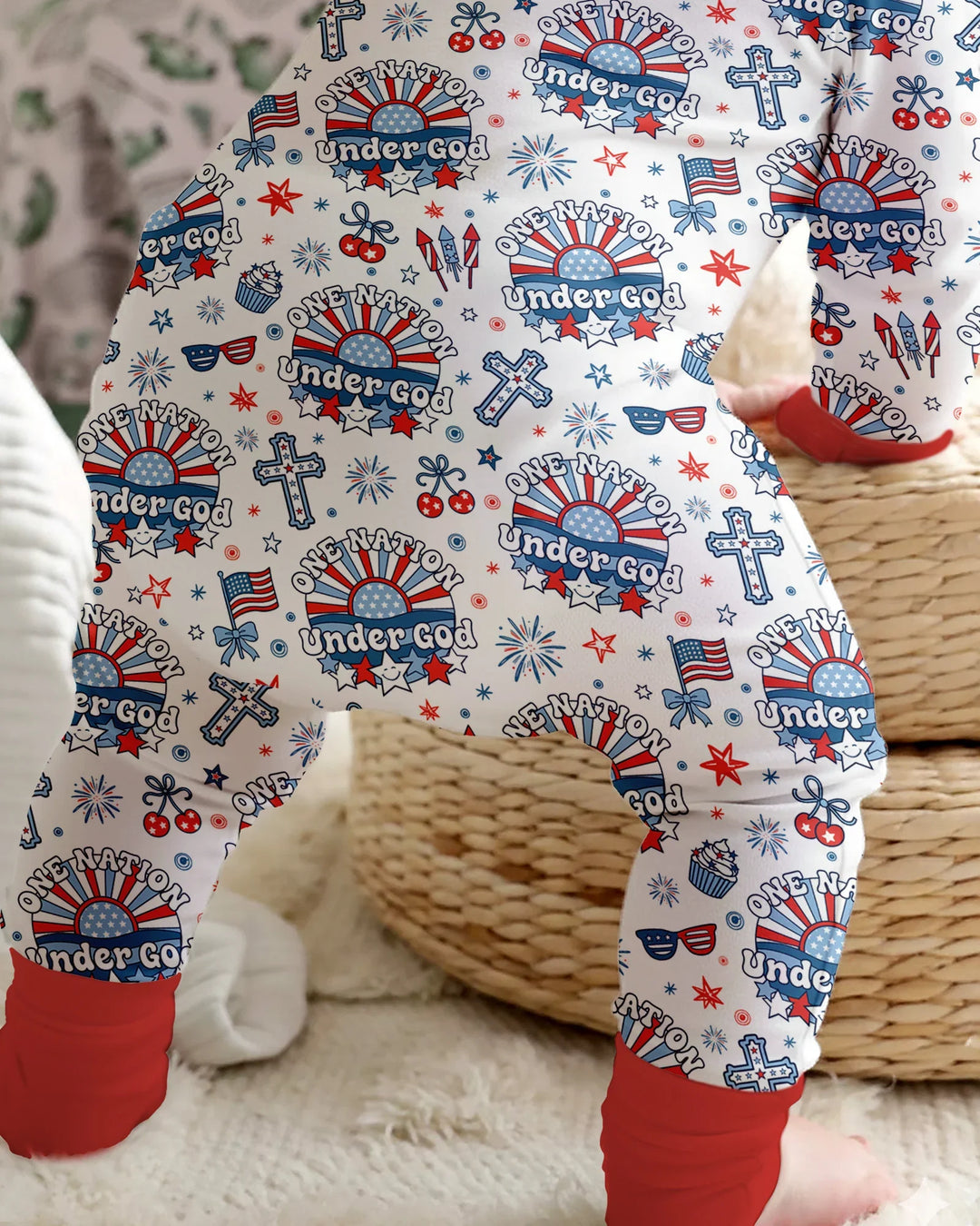 Gerippte Babykleidung mit individuellem Foto - Weich &amp; Skizzenhaft