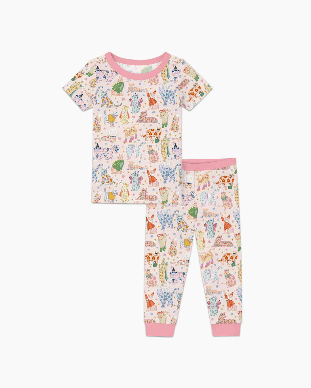 Zweiteiliges, kurzärmliges Pyjama-Set mit Marienkäfern