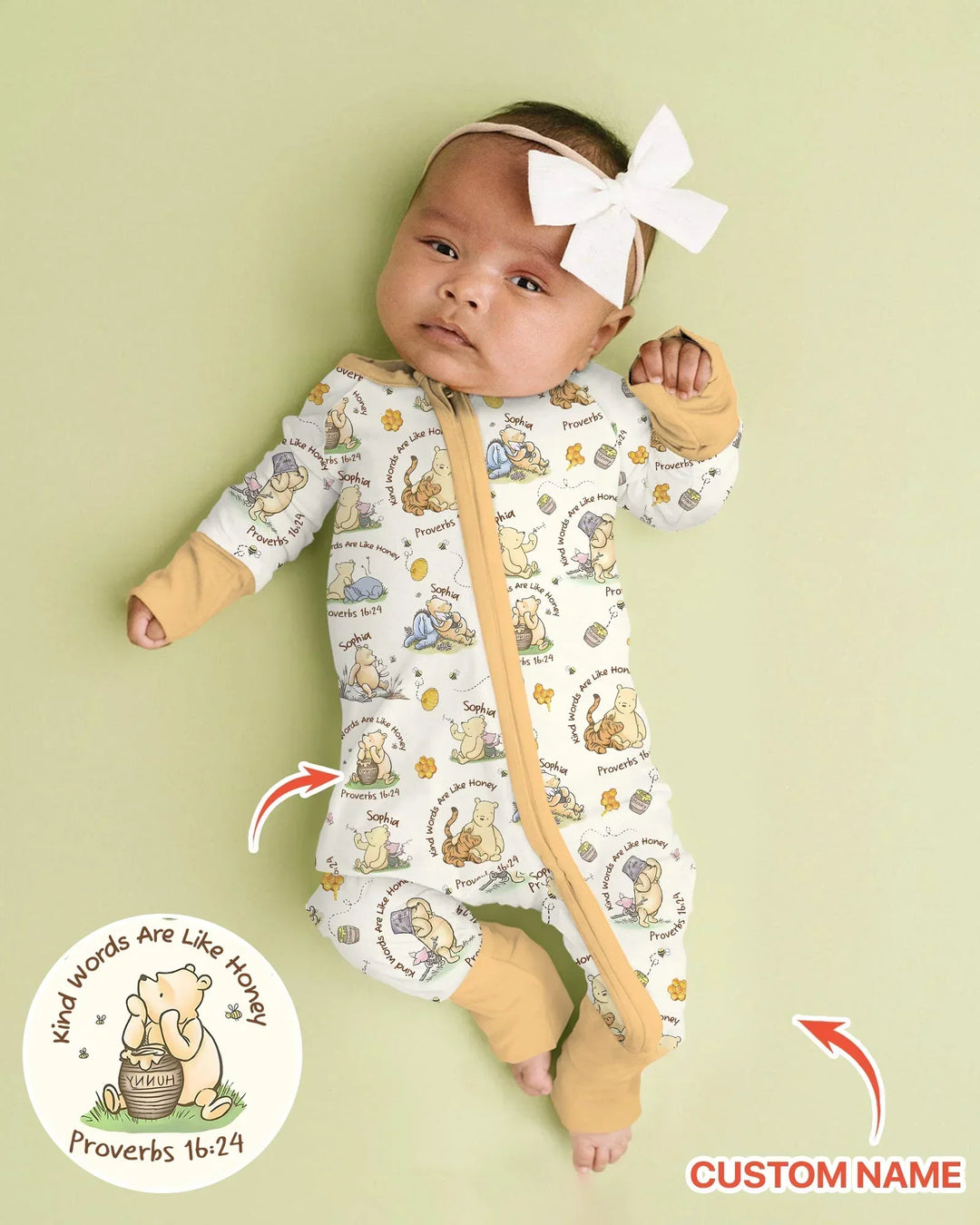 Gerippte Babykleidung mit individuellem Foto - Weich &amp; Skizzenhaft