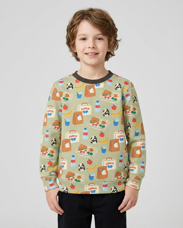 Template Damen-Rundhals-Sweatshirt aus Bambus