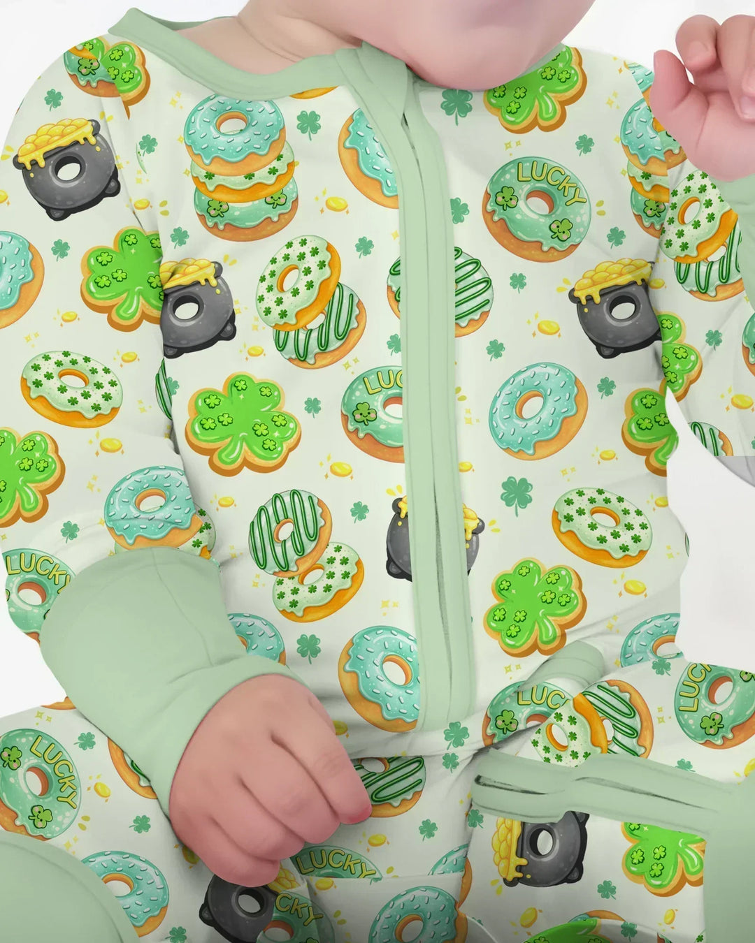 St. Patrick's Day Donut Bamboo Convertible Zippy