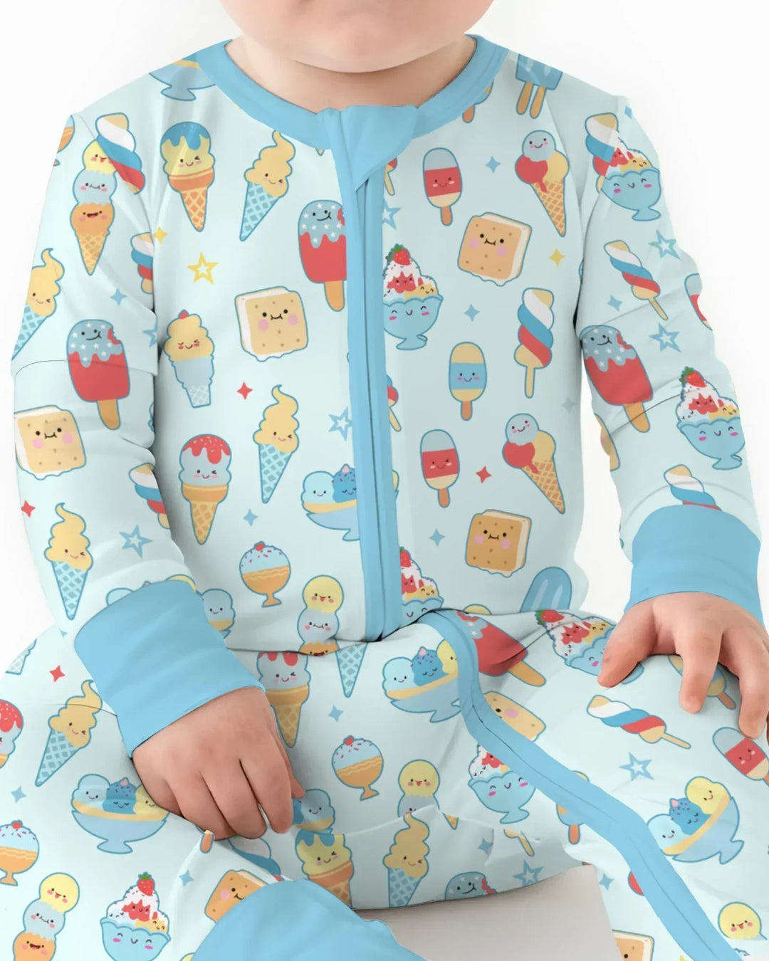 Gerippte Babykleidung mit individuellem Foto - Weich &amp; Skizzenhaft