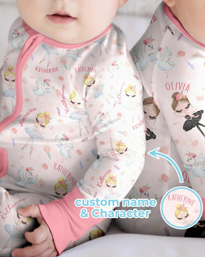 Gerippte Babykleidung mit individuellem Foto - Weich &amp; Skizzenhaft