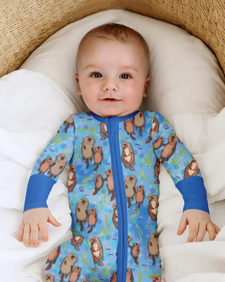 Gerippte Babykleidung mit individuellem Foto - Weich &amp; Skizzenhaft