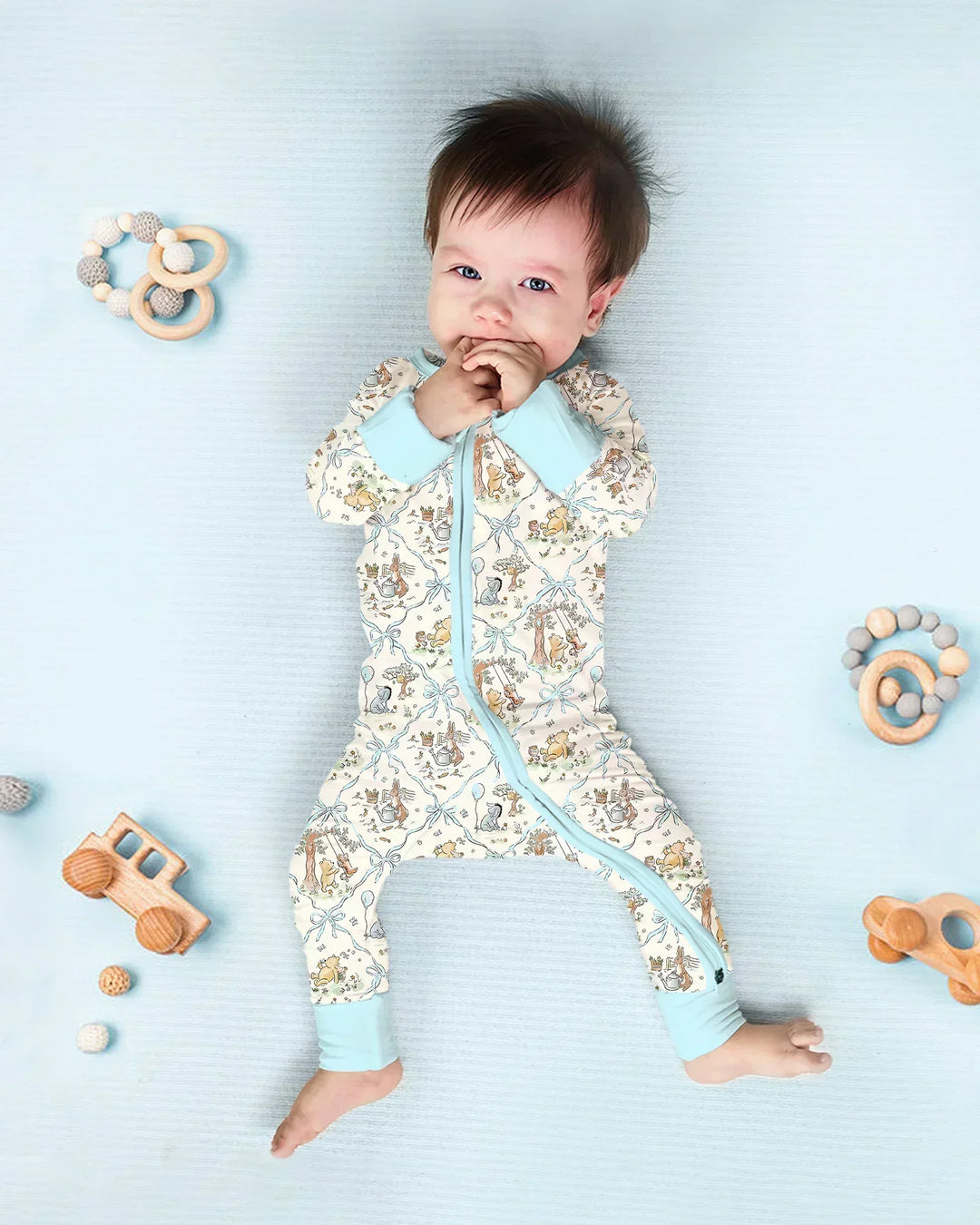 Gerippte Babykleidung mit individuellem Foto - Weich &amp; Skizzenhaft