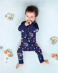 Gerippte Babykleidung mit individuellem Foto - Weich &amp; Skizzenhaft