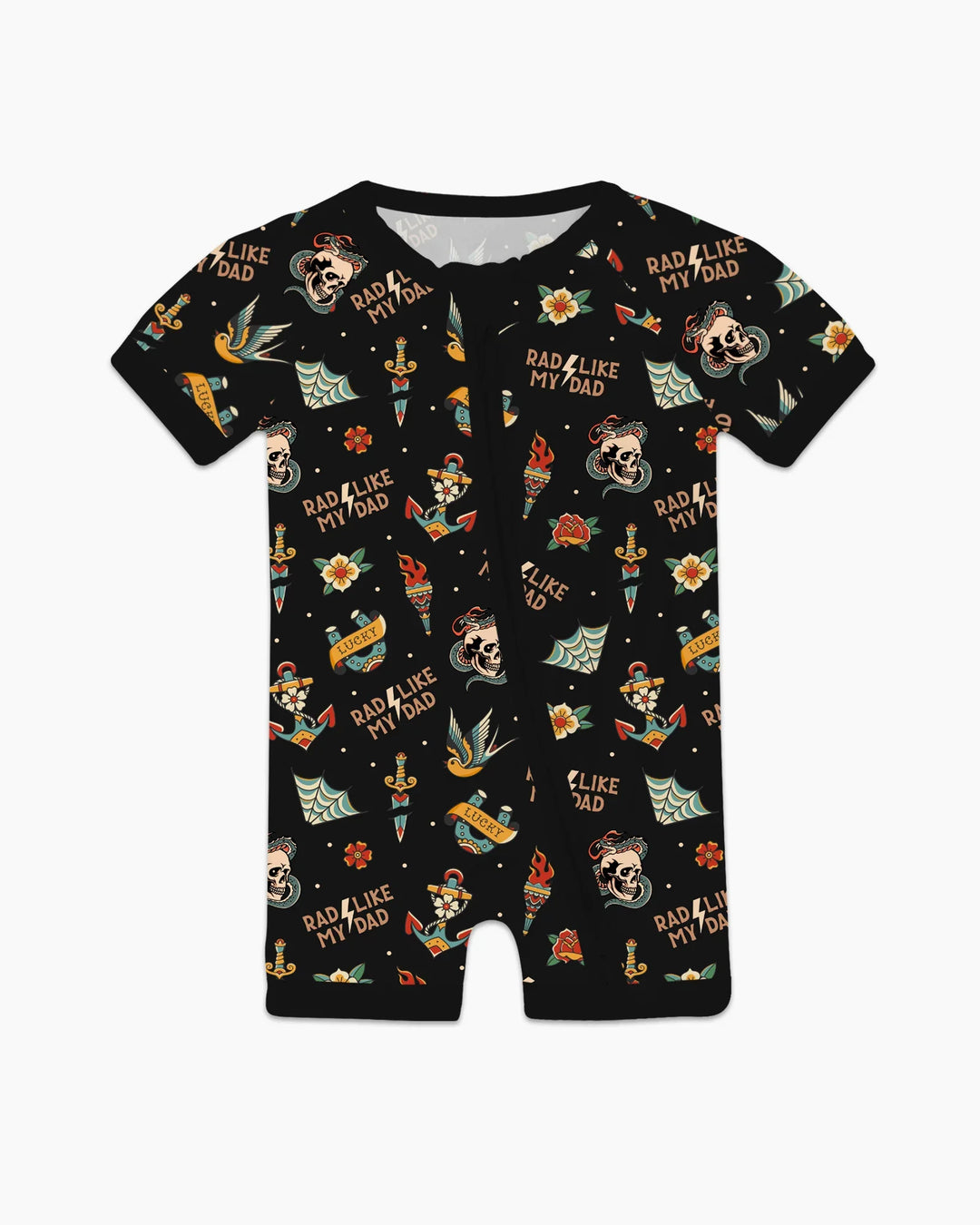 Rad Dad Society Daddy & Me Matching Bamboo Shorty Zippy