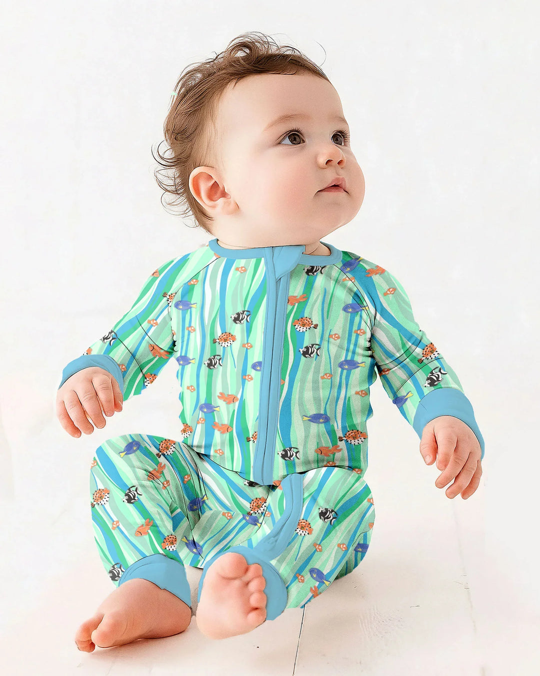 Gerippte Babykleidung mit individuellem Foto - Weich &amp; Skizzenhaft