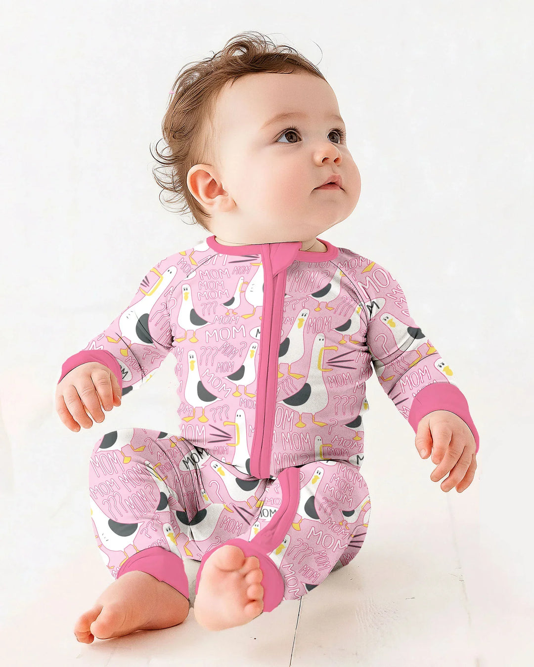 Gerippte Babykleidung mit individuellem Foto - Weich &amp; Skizzenhaft