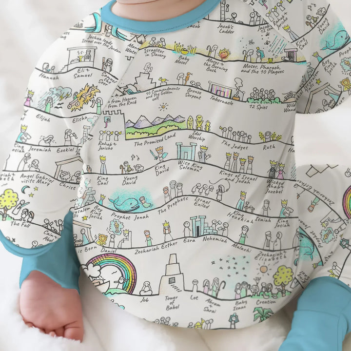 Gerippte Babykleidung mit individuellem Foto - Weich &amp; Skizzenhaft