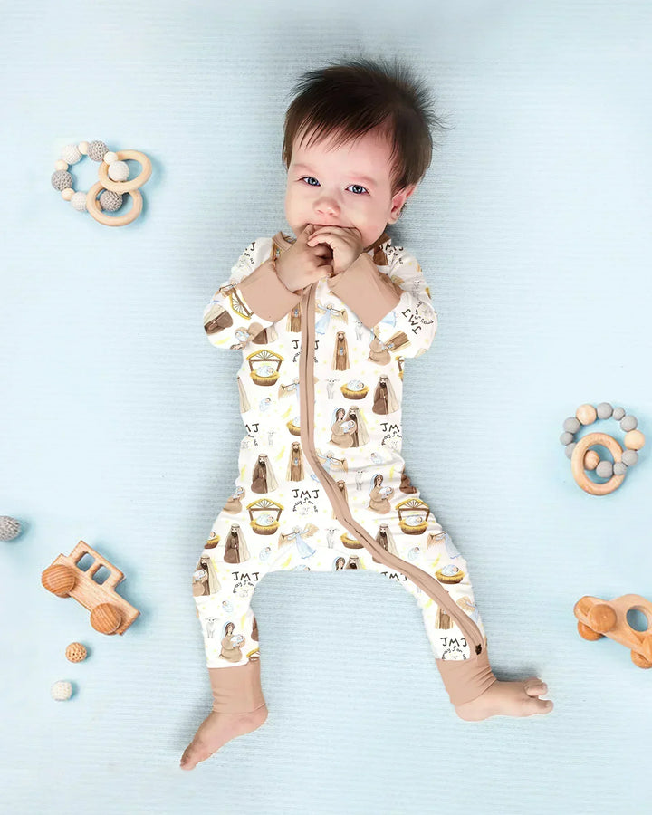 Gerippte Babykleidung mit individuellem Foto - Weich &amp; Skizzenhaft
