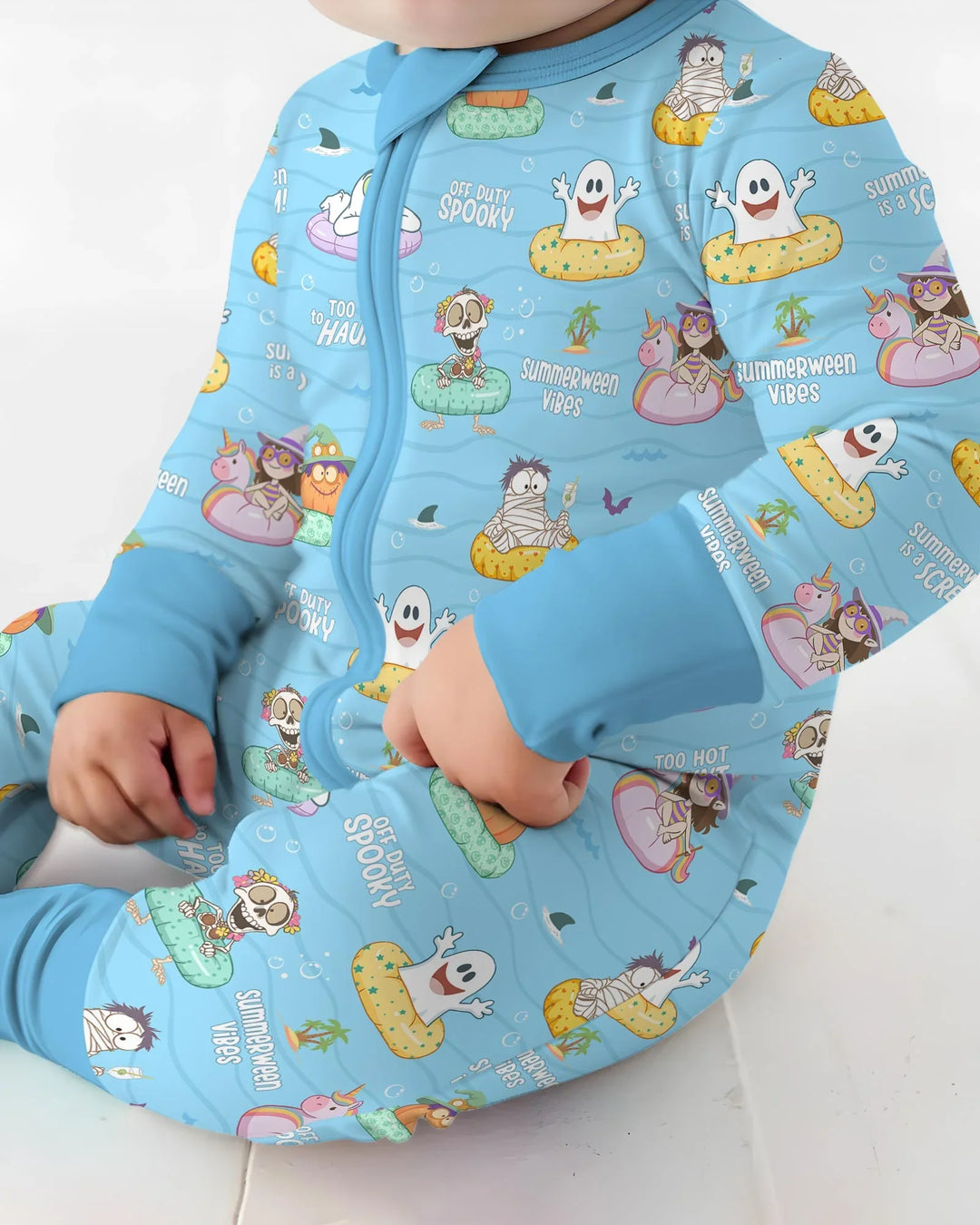 Gerippte Babykleidung mit individuellem Foto - Weich &amp; Skizzenhaft