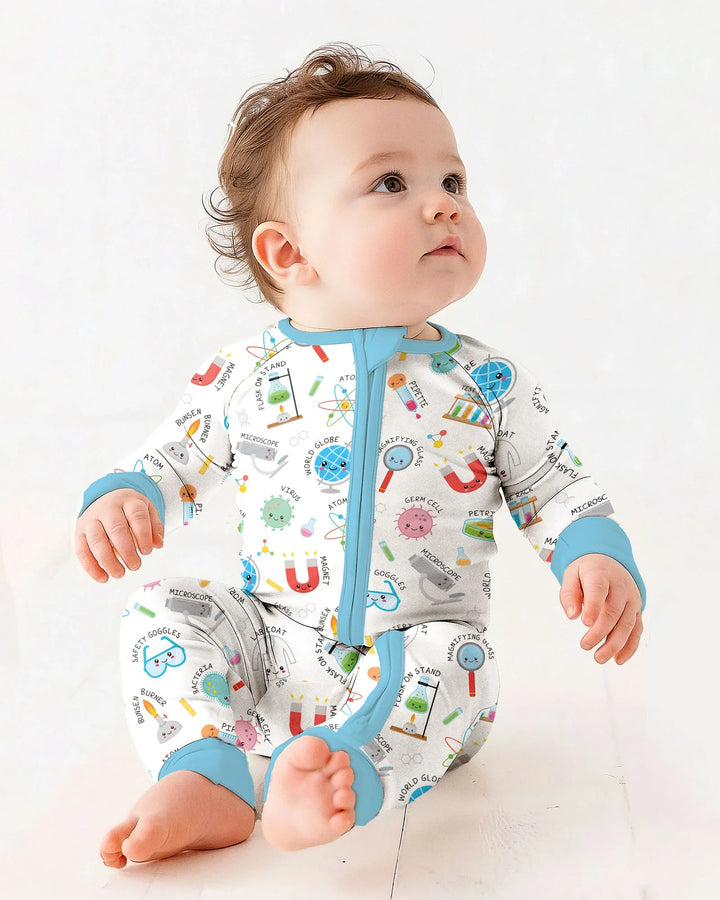 Gerippte Babykleidung mit individuellem Foto - Weich &amp; Skizzenhaft