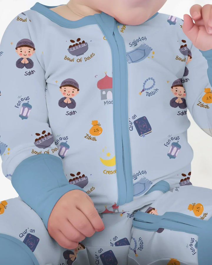 Gerippte Babykleidung mit individuellem Foto - Weich &amp; Skizzenhaft